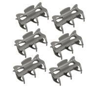 CIYODO 6pcs Insulated Clip Hot Roller Claw Clip for Hair Curling Styling Tools Replacement Ceramic Coating