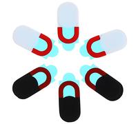 CIYODO 6pcs Laptop Privacy Cover and Phone Webcam Cover Set for Laptop Tablet and Mobile Devices Black and White Slide Protective Patches for Webcam Privacy Security