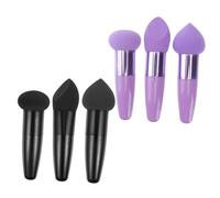 CIYODO 6pcs Makeup Puff Pens with Handle Portable Pen-shaped Beauty Sponges Comfortable Makeup Tools for Precise Application Daily and Professional Use Avoid Cosmetic Waste