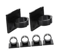 CIYODO 6pcs Microphone Clips Mic Holder Clip Black Adhesive Mount for Wireless Microphone Desktop Use