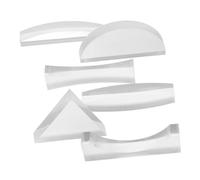 CIYODO 6pcs Physics Optical Lens Concave Convex Lenses for Science Experiments Acrylic Teaching Tools for Classroom Laboratory Use Enhance Light Refraction Reflection Learning