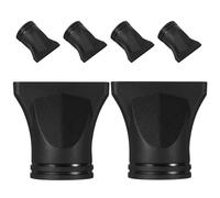 CIYODO 6Pcs Plastic Hair Dryer Nozzle Tips Narrow Concentrator Attachments 4.4-4.6Cm Diameter Salon Hairdressing Tool Hair Styling Accessory for Barber Shop and Home Use