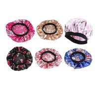 CIYODO 6pcs Practical Chemotherapy Cap for Women Ladies Hair Loss Sleeping Cap Wide-brimmed Hair Protector Hat