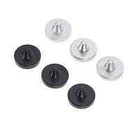 CIYODO 6pcs Replacement Shutter Release Button for Camera Aluminum Alloy Flat Concave Convex Surfaces Button Camera Accessory