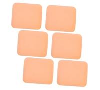 CIYODO 6pcs Reusable Washable Makeup Sponges Soft PU Powder Puff Dual-use for Foundation Blending and Setting Powder Smooth Application for All Skin Types