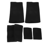 CIYODO 6pcs Sports Protective Gear Set - Black Thin Knee Pads, Elbow Guards Wrist Guards for Boys, Breathable Soccer, Basketball Running Safety Equipment