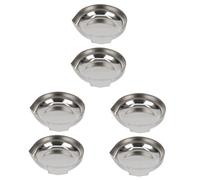 CIYODO 6pcs Stainless Steel Weighing Dish Electronic Scale Trays for Accurate Food Measurement and Practical Kitchen Accessory for Home Use and Professional Settings