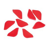 CIYODO 8 Pcs Red Silicone Corner Covers for Defrosting Boards Anti-Slip Protective Edge Guards for Kitchen Cutting Boards Elastic Thawing Plate Covers for Worktop Safety