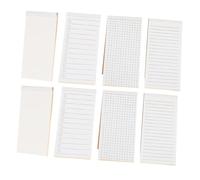 CIYODO 8 Pcs Tearable Handheld Notepad with Lined Todo and Blank Pages Portable Kraft Paper Memo Pads for Home Office Practical Concise Stationery for Planning and Organizing