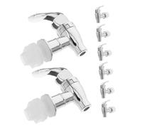 CIYODO 8pcs Beverage Dispenser Replacement Spigots Diameter Plastic Juice Dispenser Tap Parts for Water Jugs Carafe Beer Buckets with Smooth Flow Control and Easy Installation