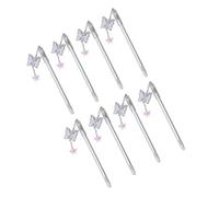 CIYODO 8Pcs Butterfly Pendant Writing Pens for Students Decorative Black Ink Roller Pens with Water Resistant Pigment Smooth Random Colors for School and Gift Use Random Color