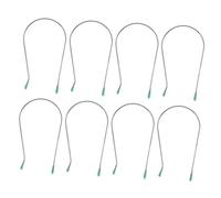 CIYODO 8pcs Electric Heated Hair Roller Clips Stainless Steel U Shaped Curlers for DIY Perm Styling at Home Flexible Hot Curler Securing Pins for Versatile Hairstyles