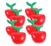 CIYODO 8pcs Inflatable Apple Balloons PVC Fruit Party Decor for Back to School Classroom Decorations Pencil Props Multipurpose Hanging Ornaments