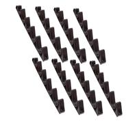 CIYODO 8pcs Nylon Chair Support Buckles Gear Recliner Adjustment Brackets for Outdoor Folding Chairs Weatherproof Multi Position Connectors for Patio Camping Garden Furniture Replacement