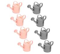 CIYODO 8pcs Realistic Miniature Watering Can Toy Garden Watering Can for Boys and Girls Play Decorative Miniature Houses
