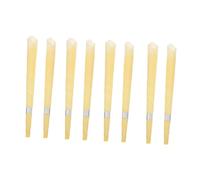 CIYODO 8pcs Trumpet-Shaped Beeswax for Aromatherapy and Blocked Ears Relief Natural Yellow Scent Comfortable Kit to Reduce Tinnitus and Sleep