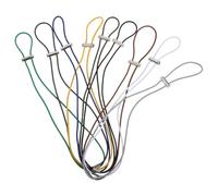 CIYODO 9pcs Adjustable Garbage Bin Elastic Bands Trash Can Rubber Straps with High Stretch and Secure Fit Reusable Waste Bag Holders for Kitchen Office and Industrial Use