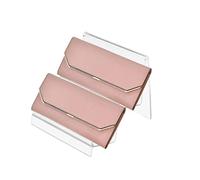CIYODO Acrylic Card Display Stand, Two Layer Desktop Storage Rack for Wallet and Purse Display, Multi-level Design, Dirt-resistant Organiser for Home or Shop