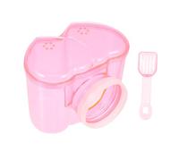 CIYODO Acrylic Hamster Sand Bath Container Compact Bathroom for Pets Easy to Assemble and Clean Design for Hamsters and Chinchillas Stylish and Functional Pet Supplies
