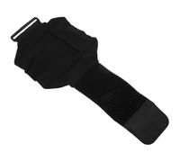 CIYODO Adjustable Elastic Sport Leg Band Phone Pouch Black Calf Phone Holder for Running, Walking and Hiking Stretchable Strap