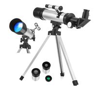 CIYODO Adjustable Refractor Telescope for Astronomy with Lightweight Tripod High Definition Lens for Star Gazing and Planet Exploration Portable Educational Space Telescope for Adults