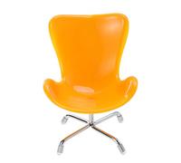 CIYODO Adorable Hedgehog Mini Chair for Small Pets Cute Yellow Plastic Furniture for Hamsters and Other Small Animals for Playtime and Decoration