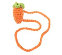 CIYODO Adorable Orange Woolen Yarn Bunny Bag for Pets, Portable and Easy to Carry, for Christmas Parties and Pet Cosplay, Creative Mini Bunny Costume Accessory