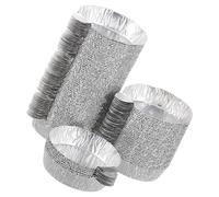 CIYODO Aluminium Weighing Bowls, Pack of 50, 30 ml, Disposable with Heat Resistant Material for Laboratory Samples and Thermal Analyses, Stackable and Easy to Clean