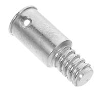 CIYODO Aluminum Alloy Broom Sweeper Threaded Pole Handle Adapter Tip, 20.4mm American Standard, Secure and Stable Connection for Cleaning Tools and Paint Rollers