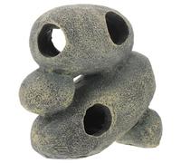 CIYODO Aquarium Hideaway Rock Cave Fish Tank Decoration with Lifelike Stone Texture Breeder-friendly Shelter for Betta Fish Cichlids and Shrimp to Reduce Stress and Promote Wellbeing