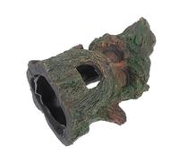 CIYODO Aquarium Hiding Cave Realistic Twisted Human Face Tree Trunk for Shrimp Tanks Fish Tanks Reptile Terrariums Natural Decor for Reducing Stress and Enhancing Habitat