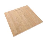 CIYODO Bamboo Practicing Board Grooved Writing Book Educational Home Resource for Boy Girl Learning Writing Practice Toy Home School Supply