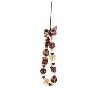 CIYODO Beaded Vintage Phone Charm Wristlet Strap with Leopard Print, Anti-lost Mobile Phone Lanyard for Women, Compatible with Most Smartphone Models, Cute Beaded Cellphone Wrist Strap