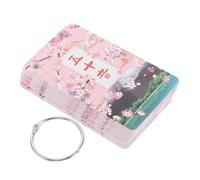 CIYODO Beginner Japanese Flashcards for Portable Phonics Learning Cards Ring Bound Educational Tool for Vocabulary Building for Self Study and Flexible Learning Sessions