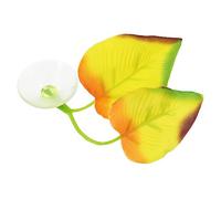 CIYODO Betta Fish Resting Hammock Artificial Leaf Decor for Fish Tank Betta Fish Breeding Leaf Silicone Leaf Pad Safe Resting Place
