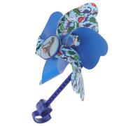 CIYODO Bike Pinwheel Decoration for Blue Dinosaur Handlebar Flower Windmill, Rotatable Bicycle and Scooter Accessory for Boys and