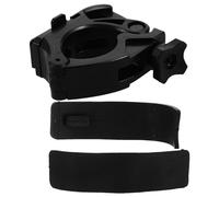 CIYODO Black Abs Bicycle Headlight Bracket for Front Light with Enhanced Safety and Versatile Compatibility, Bike Light Holder for Mountain Biking and Cycling Accessories