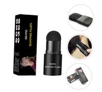 CIYODO Black Beard Filling Stick Portable Beard Shaping Concealer Pen for Compact Lightweight Facial Hair for Thicker Grooming and Styling