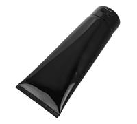 CIYODO Black Glossy Plastic Cosmetic Tube with Durable Cap for Body Lotion and Conditioner Large Capacity Travel Squeeze Bottle for Shampoo Versatile Toiletries Container