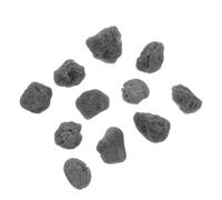 CIYODO Black Meteorite Decorative Rocks 200g for Garden Decor and Indoor Planter Pots, Resistant to Wear and Breakage, Natural Volcanic Rock Gravel for Fish Tank Landscaping