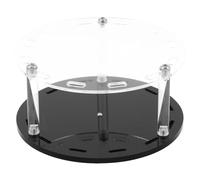 CIYODO Black Rotating Lash Tweezer Holder Detachable Organizer Rack for Eyelash Extensions with Stable Base Hygienic Storage Stand for Professional Lash Techs and Salons