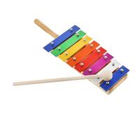 CIYODO Boys and Girls Wooden Xylophone Percussion Toy Musical Instruments for Toddlers Handle Colorful Scales