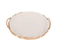 CIYODO Bread Baskets for Kitchen Counter Decorative Wicker Woven Basket Bread Serving Basket Lid Food Basket Storage Container