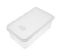 CIYODO Bread Box, Plastic Bread Container Storage Box, Transparent Fridge Food Container Sandwich Keeper Holder Dispenser with Airtight Lid for Sliced Toast Freshness