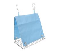 CIYODO Breathable Hanging Bird Nest Tent with Wired Bottom Soft Parakeet Bed and Cage Hammock Space-saving Sleeping Hut for Cockatiels Conures Lovebirds and Parrots