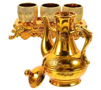 CIYODO Buddhist offering Bowl offering Cup 1 Set Golden with Delicate Craft for Temple Offering Supplies