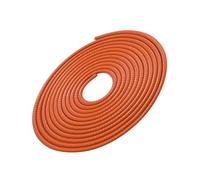 CIYODO Car Door Guard Trim Rubber Seal Strip with Metal Clip Easy Push Installation Weather Resistant Edge Protection for Car Doors Noise and Dust Reduction Orange