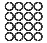 CIYODO Car Speaker Adapter Rings Audio Mounting Spacer Black Abs Plastic 10 Pairs Enhanced Sound Effect and Noise Reduction for Car Door Speaker Brackets for Trucks