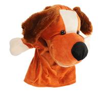 CIYODO Cartoon Dog Hand Puppet for Soft Plush Animal with Movable Mouth Interactive Parent Educational for Motor Skills Communication and Storytelling Fun