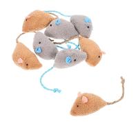 CIYODO Cat Puzzle Feeder Automatic Flapping Bird 8pcs Plush Mice Toys for Cat Biting and Hunting Instincts